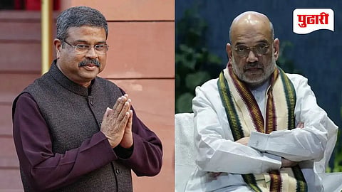 Dharmendra Pradhan met Amit Shah