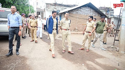 MP Maharashtra Border Police Raid