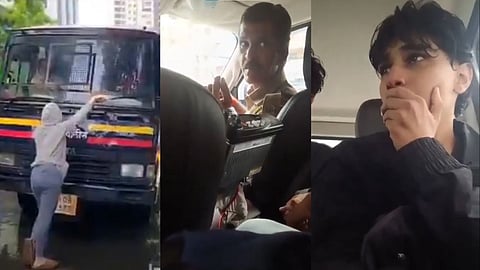 Mumbai NEET Student protest Police Viral Video