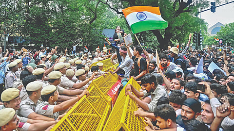 Delhi Student Protest |