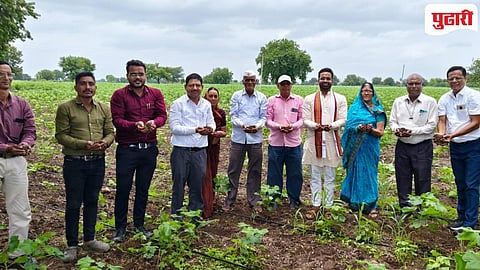 Jalgaon News | जिल्हाधिकारी यांचा 'शेतकरी माझा पांडुरंग, शेती माझी पंढरी' उपक्रमात सहभाग
