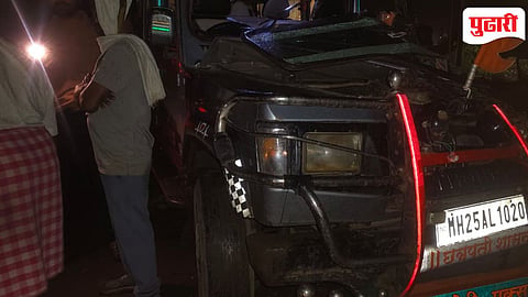 Beed accident : साळेगाव येथे परतीच्या दिंडीच्या वाहनाचा तिहेरी अपघात; अपघातातील एकाचा मृत्यू