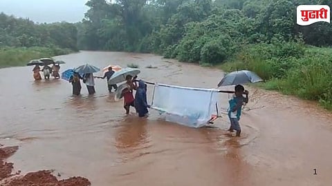 Bhamragad Bear Attack Flood Rescue