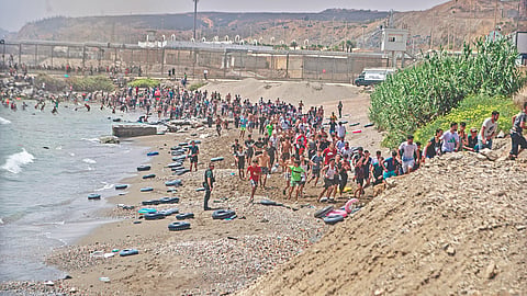 Spain migrant crisis |