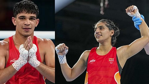 ankush panghal, preeti pawar cwg