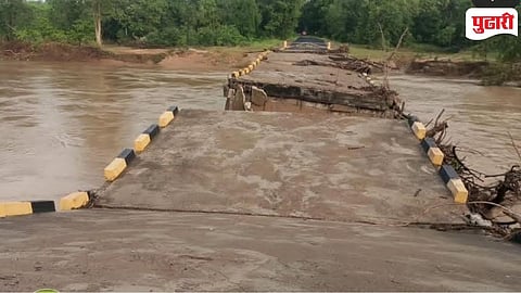 Bandia River Kothi Kornar Bridge Damaged