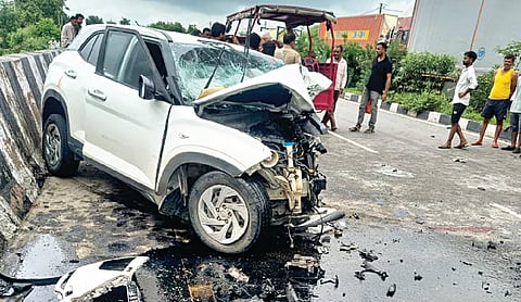 Atiq Ahmed Son Car Accident |