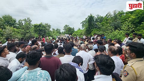 Wardha News | मांडवा–वर्धा रस्ता दुरुस्तीच्या मागणीसाठी आंदोलन!