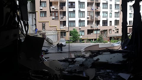 Russia drone attack Kyiv :