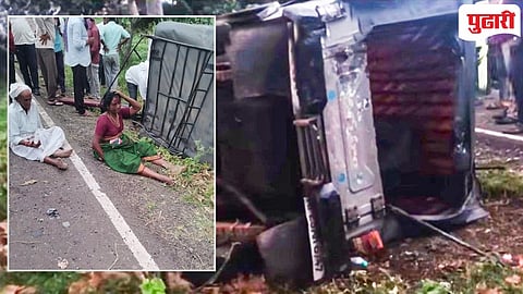 Nanded Accident | सहस्रकुंडहून परतणाऱ्या तेलंगणातील भाविकांच्या जीपचा तोटंबा घाटात भीषण अपघातः तिघांचा जागीच मृत्यू !