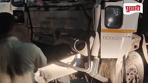 Raigad accident : सायन-पनवेल महामार्गावर खारघर येथे भीषण अपघात; अग्निशमन जवानांनी चालकाला दिले जीवदान