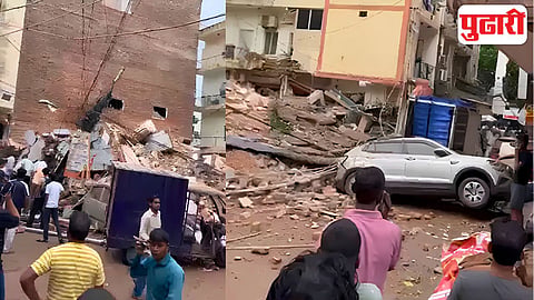 Delhi building collapse