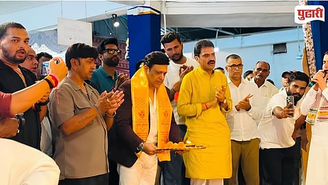 Jamsavli Dham Hanuman Temple visit Actor Govinda