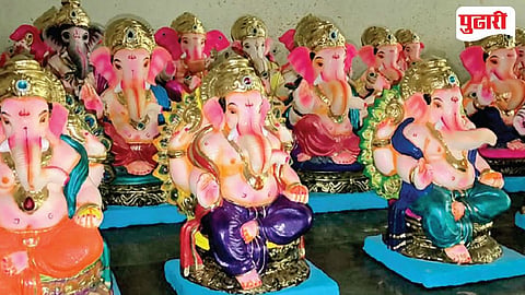 Eco Friendly Ganesha Idols | गुन्हेगारीच्या अंधाराकडून कलेच्या प्रकाशाकडे! कोलवाळ जेलमधील कैद्यांनी घडवल्या बाप्पाच्या मूर्ती