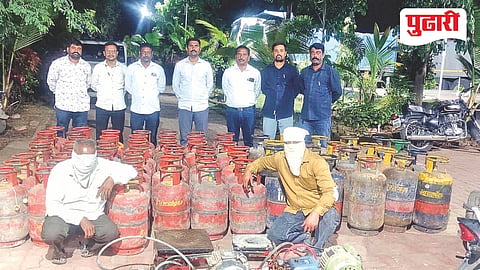 Nanded illegal gas refilling