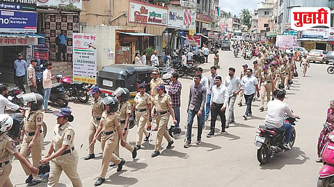 Talegaon Dabhade Ganesh Visarjan Police Security