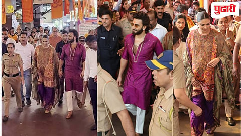 Deepika-Ranveer | सिद्धिविनायकाच्या चरणी रणवीर-दीपिका;
