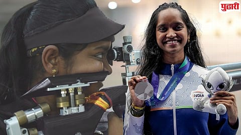Elavenil Valarivan Asian Games shooting 2026 silver medal