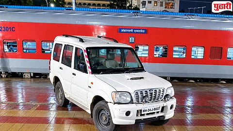 Amravati Crime : अमरावती रेल्वे स्थानकावर सुरक्षेचा बोजवारा! मुख्य प्रवेशद्वार ओलांडून थेट प्लॅटफॉर्मवर पोहोचली कार