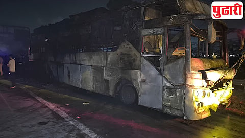 Yamuna Expressway bus fire