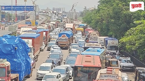 Kalamboli Belapur Traffic Jam
