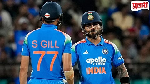 ind vs wi 1st odi cricket score match report thiruvananthapuram Virat Kohli Shubman Gill