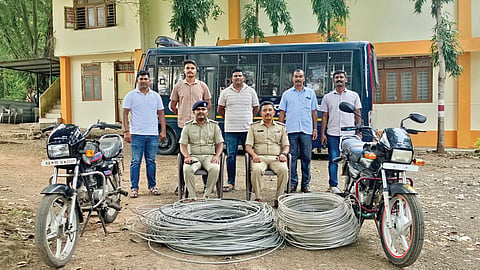 Belgaum Theft : ॲल्युमिनियमची वीजवाहिनी चोरणारे दोघे गजाआड