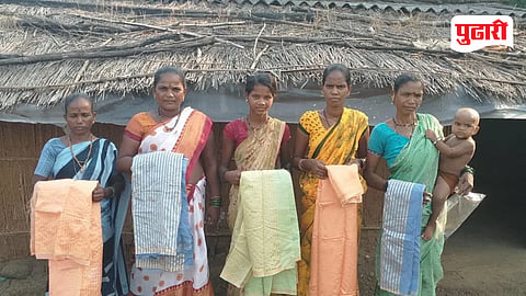Antyodaya ration card women saree