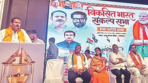 Udayanraje Bhosale | शिवरायांच्या विचारानुसार नरेंद्र मोदी यांचे देशात काम : खा. उदयनराजे