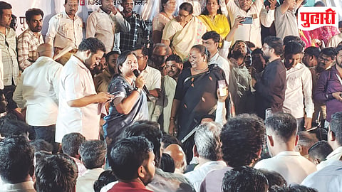 Deepti Chaudhary MPSC Protest