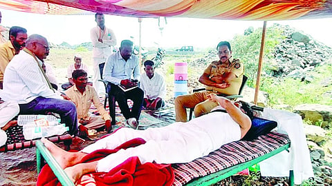 Solapur Protest News : पाटकुलमध्ये उपोषणकर्त्यांची प्रकृती खालावली