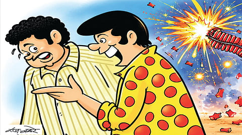 पहिला चहा : या फटाक्यांचं काय करायचं?