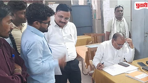 MLA Wankhede Inspection Umarkhed Panchayat Samiti