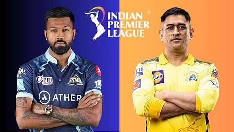 IPL கேப்டன்கள் ஹர்திக் பாண்டியா, தோனி