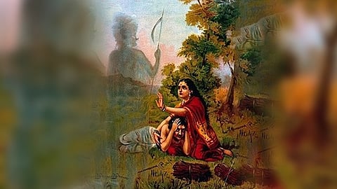 எமன் சத்தியவானின் உயிரை எடுத்தல்