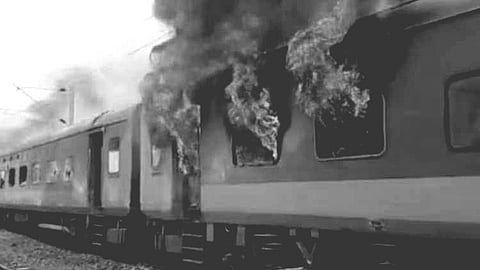 train fire