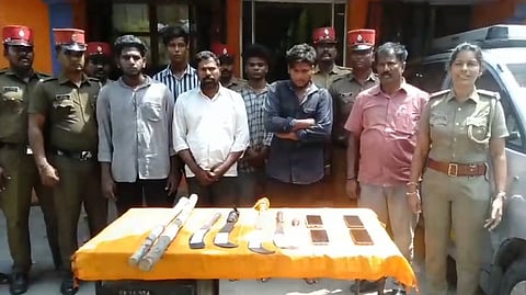 கைது செய்யப்பட்ட குற்றவாளிகள்