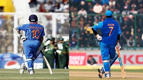 sachin - dhoni