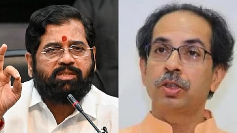 ஏக்நாத் ஷிண்டே, உத்தவ் தாக்கரே