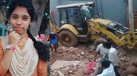 உயிரிழந்த மாணவி சந்தியா