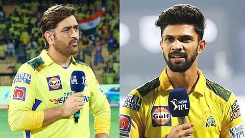 dhoni - ruturaj