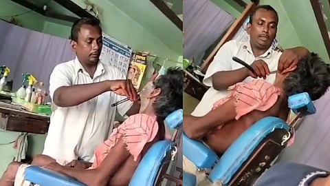 கைதான சலூன் கடை உரிமையாளர்