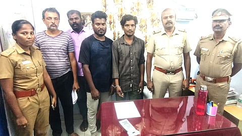 Accused with polite