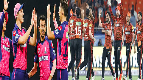 ராஜஸ்தான் அணி - சன்ரைசர்ஸ் அணி