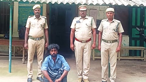 Accused with forest dept
