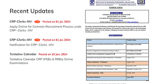 IBPS Clerical Job