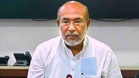 what reason of manipur cm biren singh resign