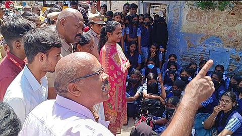 Students protest