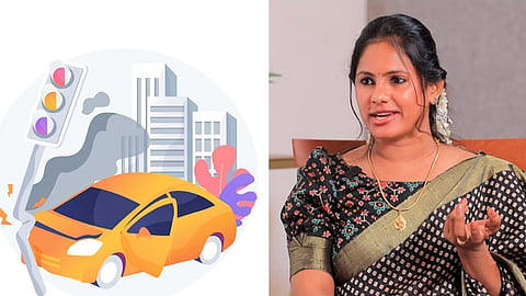 ரேகா நாயர் கார் மோதி விபத்து