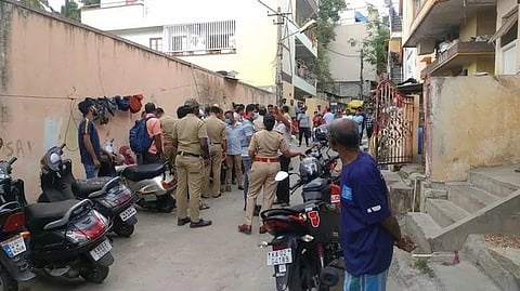 உயிரிழந்த பெண்ணின் பகுதி